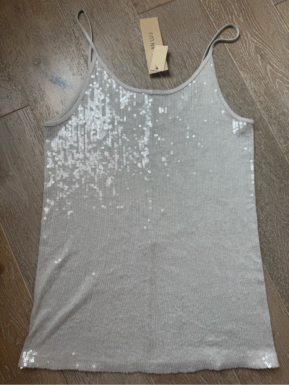 NWT Chan Luu Sequin Embellished Top Cami - Picture 2 of 10